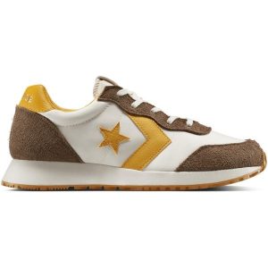 Buty sportowe Converse Omega Trainer. Brązowe buty trekkingowe Converse, z zamszu, bez zapięcia. Za 385,07 zł.