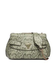 Guess Torebka Serenova HWKG80 91210 Zielony. Zielone torebki klasyczne Guess, z aplikacjami, ze skóry, bez dodatków. Za 639,99 zł.