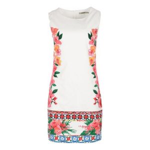 Desigual Sukienka Damska Cher 38 Biały. Sukienki marki Desigual. W wyprzedaży za 314,00 zł.
