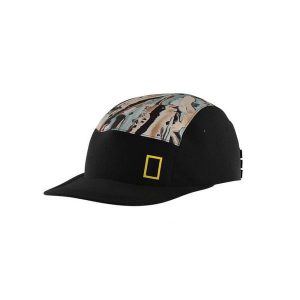 Czapka Buff 5 Panels Explore Cap. Niebieskie czapki Buff, bez wzorów, z materiału. Za 149,90 zł.