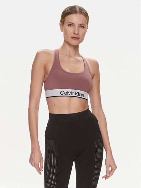 Calvin Klein Performance Biustonosz sportowy 00GWS4K170 Różowy. Czerwone biustonosze sportowe Calvin Klein Performance, bez wzorów, z syntetyku. Za 159,99 zł.