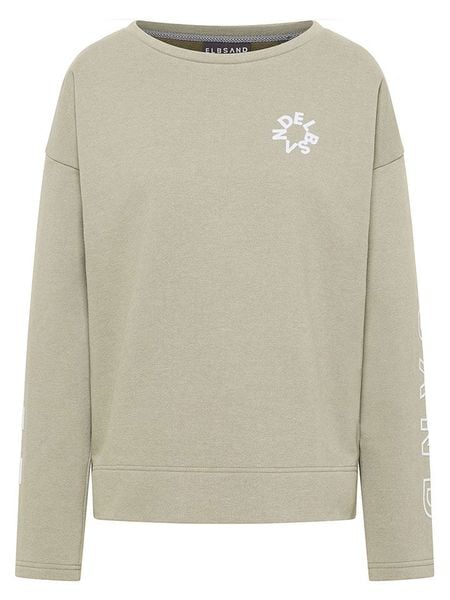 ELBSAND Bluza "Andra" w kolorze beżowym rozmiar: S. Brązowe bluzy ELBSAND, s, bez wzorów, bez kaptura. Za 109,26 zł.