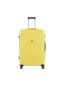 Semi Line Walizka duża T5571-6 Żółty. Żółte walizki Semi-line, bez wzorów, z tworzywa sztucznego, duże. Za 249,99 zł.