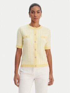 Morgan Kardigan 261-MIRES Różowy Slim Fit. Czerwone kardigany Morgan, z syntetyku. Za 239,99 zł.