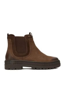 Lasocki Sztyblety CEO-WI23-N-PUSZAN-01 Brązowy. Brązowe botki Lasocki, bez wzorów, z nubiku, bez obcasa, na płaskiej podeszwie, bez zapięcia. Za 239,99 zł.