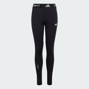 Długie Legginsy Techfit. Białe legginsy ADIDAS, bez wzorów, długie. Za 129,00 zł.