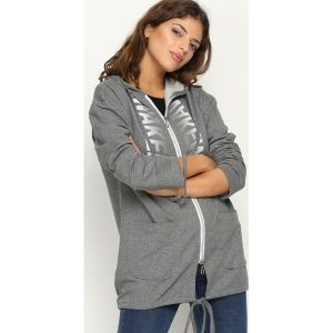 Ciemnoszara Bluza Neva. Bluzy marki 4f. Za 54,99 zł.