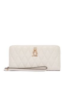 Guess Portfel Tamara Slg SWGG23 23146 Kremowy. Białe portfele Guess, z aplikacjami, ze skóry. Za 294,99 zł.