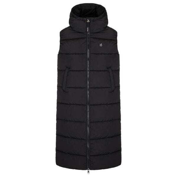 Kamizelka damska Loap Tala, czarna, S. Czarne kamizelki ZENZIMAT, s, bez wzorów, z puchu, bez kołnierzyka, bez ramiączek. Za 340,99 zł.