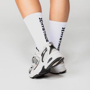 Skarpetki Hystride Performance - Skarpetki do biegania. Białe skarpetki HYSTRIDE, bez wzorów. Za 12,00 zł.