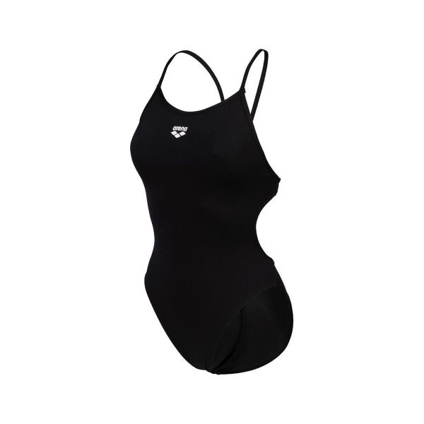 Damski kostium kąpielowy 1-częściowy Arena Solid. Białe stroje jednoczęściowe Arena, bez wzorów. Za 212,00 zł.