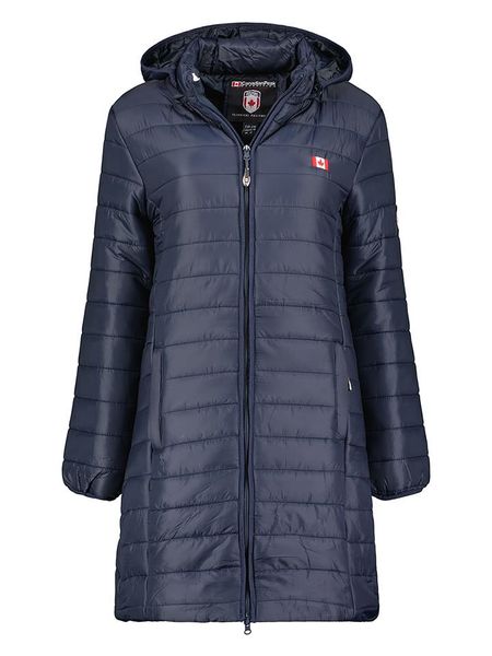 Canadian Peak Kurtka pikowana "Atikeak" w kolorze granatowym rozmiar: M. Niebieskie kurtki Canadian Peak, m, bez wzorów, bez kaptura. Za 170,07 zł.