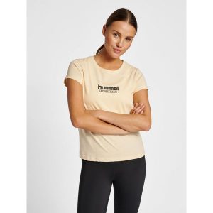 Koszulka damska Hummel Booster. Brązowe bluzki Hummel, xs, bez wzorów, sportowe, bez kołnierzyka, bez ramiączek. Za 121,50 zł.