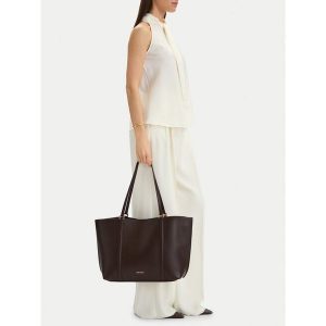 Torebka GINO ROSSI. Brązowe shopper bag Gino Rossi, bez wzorów, bez dodatków. Za 279,99 zł.