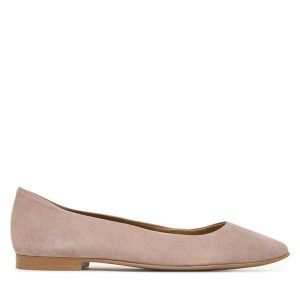 Baleriny Tamaris. Czerwone balerinki Tamaris, bez wzorów, bez obcasa, bez zapięcia. Za 287,99 zł.
