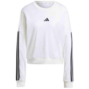 Bluza damska Adidas W 3S FT SWT JD5285 biała, długi rękaw. Białe bluzy ADIDAS, s, bez wzorów, bez kaptura. Za 218,50 zł.