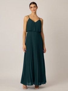 APART Sukienka w kolorze zielonym rozmiar: 36. Zielone sukienki Apart, bez wzorów, bez kołnierzyka, bez ramiączek, maxi. Za 208,99 zł.