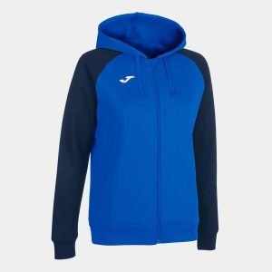 Bluza sportowa damska Joma Academy IV. Niebieskie bluzy JOMA, xl, bez wzorów, bez kaptura. Za 277,00 zł.