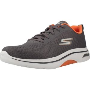 Buty SKECHERS GO WALK ARCH FIT 2.0 Szary. Szare buty sportowe Skechers, bez wzorów, z tkaniny, bez zapięcia. Za 387,99 zł.