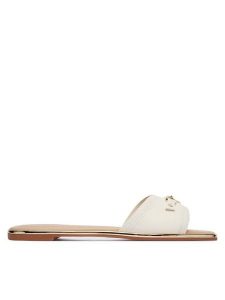Aldo Klapki Alamassi 13804515 Biały. Białe klapki ALDO, bez wzorów, ze skóry, bez obcasa. Za 229,99 zł.