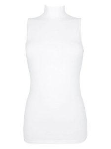 COTONELLA Top w kolorze białym rozmiar: M. Białe topy COTONELLA, m, bez wzorów, bez kołnierzyka, bez ramiączek. Za 24,00 zł.