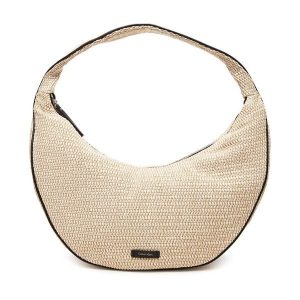 Torebka Calvin Klein. Brązowe torebki klasyczne Calvin Klein, bez wzorów, bez dodatków. Za 399,99 zł.