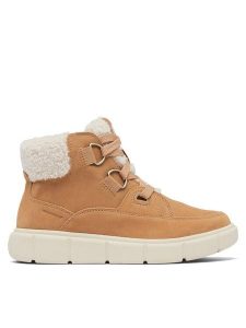 Sorel Botki Explorer III Nw La 2077961252 Brązowy. Brązowe botki Sorel, bez wzorów, ze skóry, bez obcasa, na płaskiej podeszwie, bez zapięcia. Za 489,99 zł.