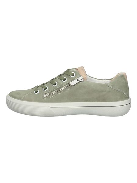 Legero Skórzane sneakersy "Fresh" w kolorze zielonym rozmiar: 38,5. Zielone trampki Legero, bez wzorów, bez zapięcia. Za 239,40 zł.