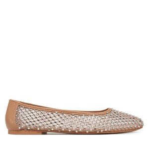 Baleriny Steve Madden. Brązowe balerinki Steve Madden, bez wzorów, bez obcasa, bez zapięcia. Za 439,99 zł.