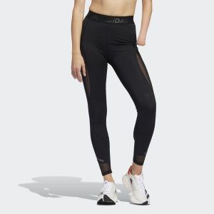 Legginsy treningowe damskie Adidas Th H.Rdy. Czarne legginsy ADIDAS, bez wzorów, z elastanu. Za 186,00 zł.