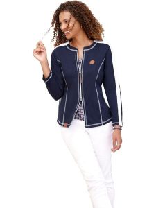 WITT WEIDEN Bluza w kolorze granatowym rozmiar: 52. Niebieskie bluzy WITT WEIDEN, bez wzorów, bez kaptura. Za 99,95 zł.