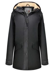 Geographical Norway Parka "Armota" w kolorze czarnym rozmiar: L. Czarne płaszcze Geographical Norway, l, bez wzorów, bez kaptura. Za 375,96 zł.