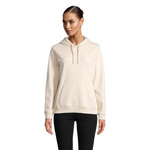 Bluza damska z kapturem Sol's Nicholas. Brązowe bluzy SOL'S, s, bez wzorów, z dresówki, z kapturem. Za 231,00 zł.
