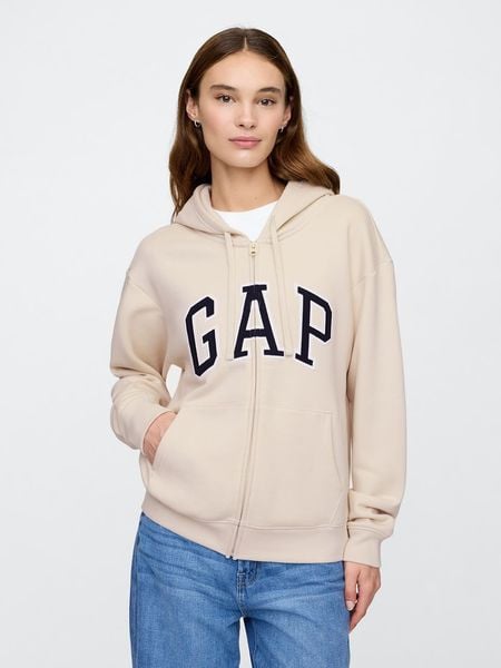 GAP Bluza w kolorze beżowym rozmiar: M. Brązowe bluzy GAP, m, bez wzorów, bez kaptura. Za 104,89 zł.