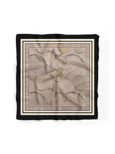 Lucky Bees Chusta w kolorze beżowo-złotym - 55 x 55 cm rozmiar: onesize. Brązowe apaszki i chusty Lucky Bees, bez wzorów, z materiału. Za 52,42 zł.