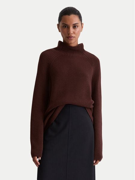 Marc O'Polo Golf 509 6059 60009 Bordowy Regular Fit. Czerwone golfy Marc O'Polo, bez wzorów, z bawełny. Za 449,99 zł.