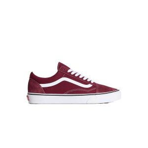 Sneakers Vans Old Skool rododendron. Czerwone trampki Vans, bez wzorów, bez zapięcia. W wyprzedaży za 311,30 zł.