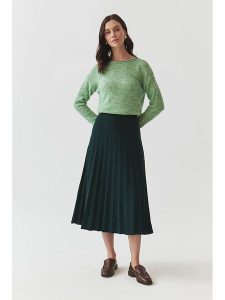 TATUUM Spódnica w kolorze ciemnozielonym rozmiar: L. Zielone spódnice Tatuum, l, bez wzorów, midi. Za 127,05 zł.