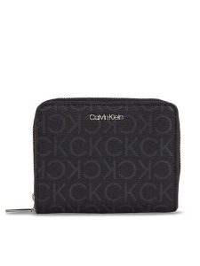 Calvin Klein Portfel Ck Must Md Z/A Wallet_Epi Mono K60K611932 Czarny. Czarne portfele Calvin Klein, bez wzorów, ze skóry. Za 169,99 zł.