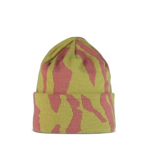 Czapka dzianinowa damska Buff Kyre. Czerwone czapki Buff, bez wzorów, z dzianiny, eleganckie. Za 78,99 zł.