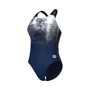 Damski kostium kąpielowy 1-częściowy Arena Dreaming V Back. Czarne stroje jednoczęściowe Arena, bez wzorów. Za 264,00 zł.