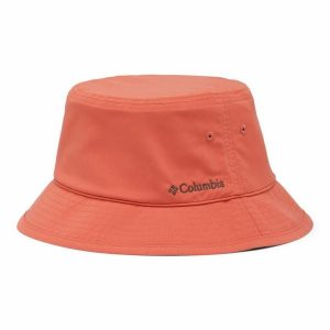 Kapelusz przeciwsłoneczny Columbia Pine Mountain II Bucket Hat. Brązowe kapelusze Columbia, bez wzorów, sportowe. W wyprzedaży za 110,20 zł.