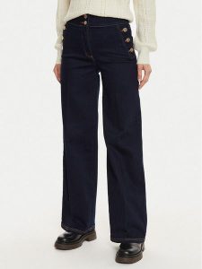 Silvian Heach Jeansy Moldner GPA24304JE Granatowy Wide Leg. Niebieskie jeansy Silvian Heach, bez wzorów, z bawełny. Za 339,99 zł.