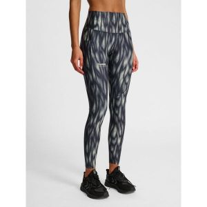 Damskie legginsy Hummel AOP Hiit Intensity. Szare legginsy Hummel, bez wzorów. Za 300,50 zł.