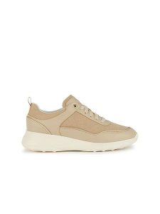 Geox Sneakersy "Alleniee" w kolorze beżowym rozmiar: 40. Brązowe trampki Geox, bez wzorów, bez zapięcia. Za 202,03 zł.