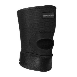 Neoprenowa Orteza Kolana Lafe. Czarne paski Spokey, bez wzorów, z neoprenu, sportowe. Za 66,99 zł.