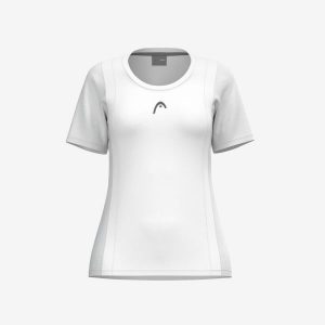 CLUB 25 TECH T-Shirt Women. Białe t-shirty Head, m, bez wzorów, z meshu, bez kołnierzyka, bez ramiączek. W wyprzedaży za 153,00 zł.