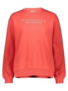 Kaffe Bluza w kolorze czerwonym rozmiar: M. Czerwone bluzy Kaffe, m, bez wzorów, bez kaptura. Za 88,02 zł.