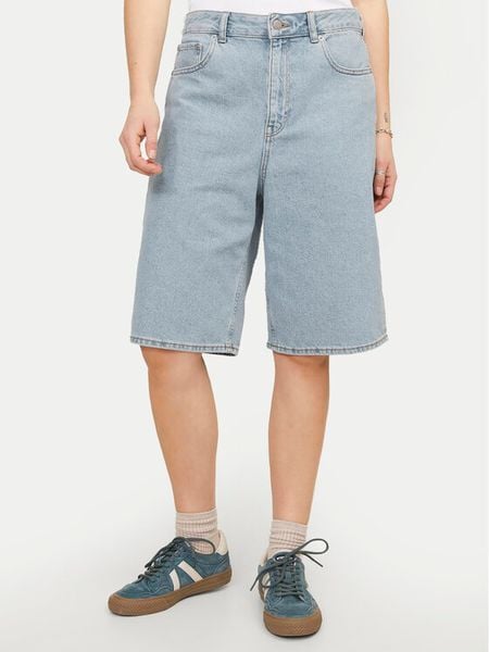 JJXX Szorty jeansowe Eda 12253067 Niebieski Wide Leg. Niebieskie szorty JJXX, bez wzorów, z bawełny. Za 189,99 zł.