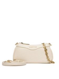 Valentino Torebka Elly VBS9IP13 Écru. Listonoszki Valentino, bez wzorów, ze skóry, bez dodatków. Za 429,99 zł.